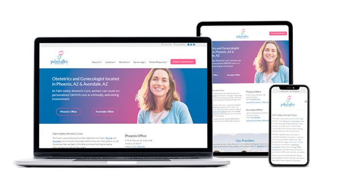 Medical Website Design Example