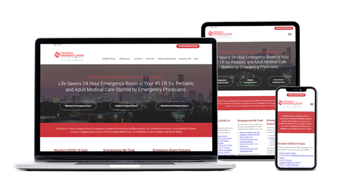 Medical Website Design Example