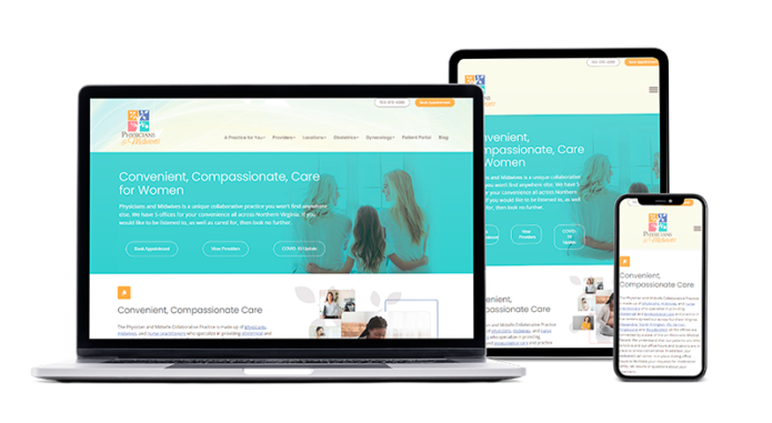 Medical Website Design Example
