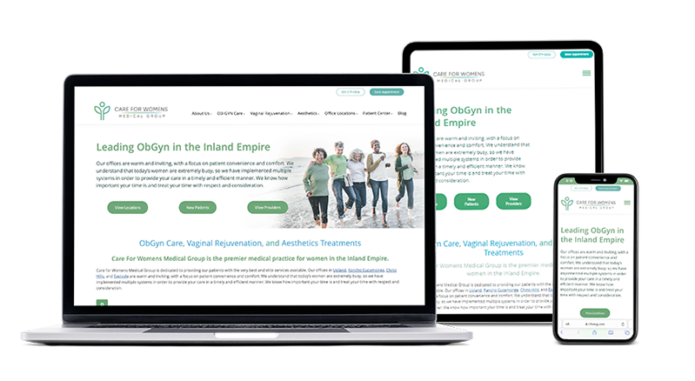 Medical Website Design Example